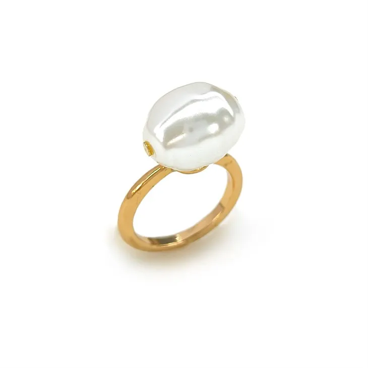 Deheb Graceful Pearl Rings